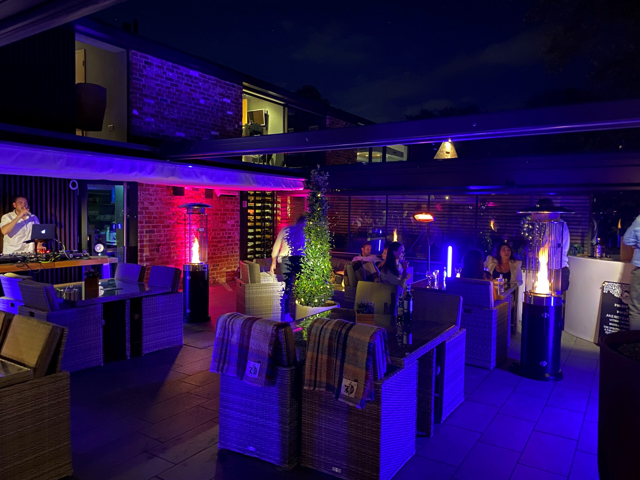 Ultra Lighting Colony HQ Terrace Lighting 2 scaled - Private Events